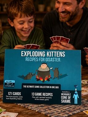 Exploding Kittens Recipes for Disaster Board Game - Teal